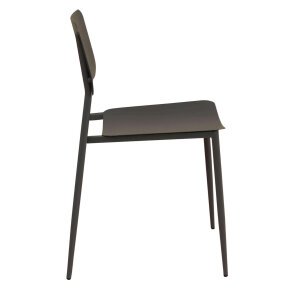 LARRY – set tavolo da giardino con sedie in metallo cm 70x70x73 h
