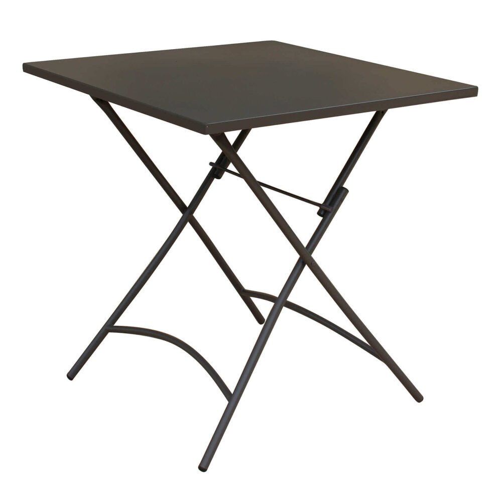 LUCKY – set tavolo da giardino con sedie in metallo cm 70x70x72 h