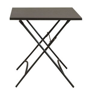 LUCKY – set tavolo da giardino con sedie in metallo cm 70x70x72 h