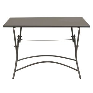 LUCKY – set tavolo da giardino con sedie in metallo cm 110x70x72 h