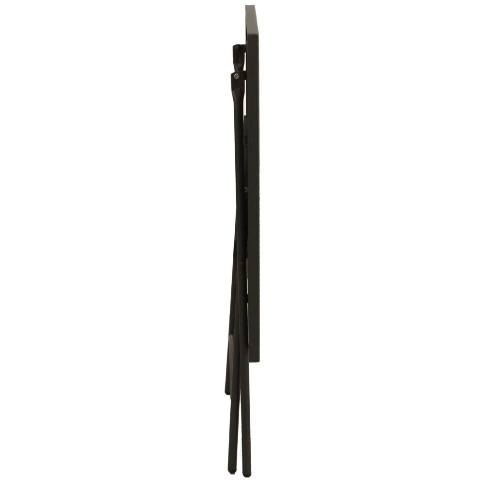 LUCKY – set tavolo da giardino con sedie in metallo cm 110x70x72 h
