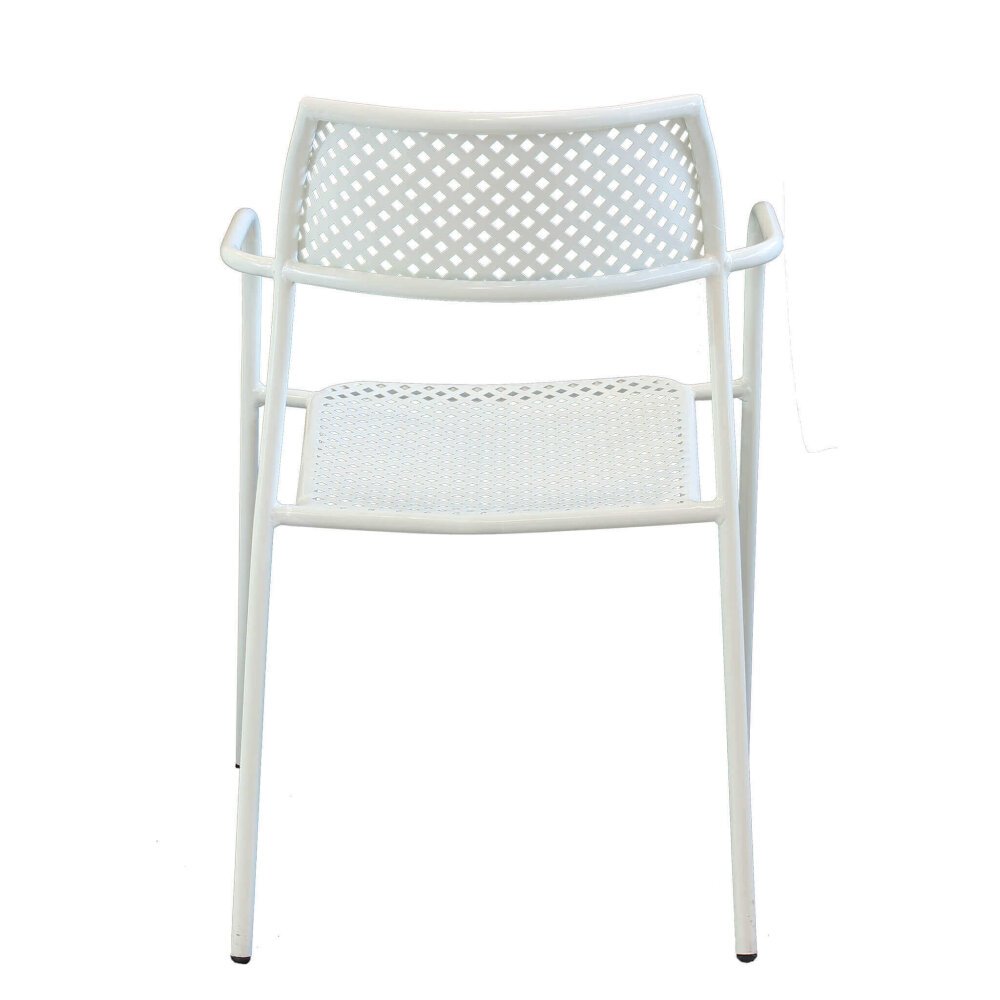LUCKY – set tavolo da giardino con sedie in metallo cm 60x60x72 h