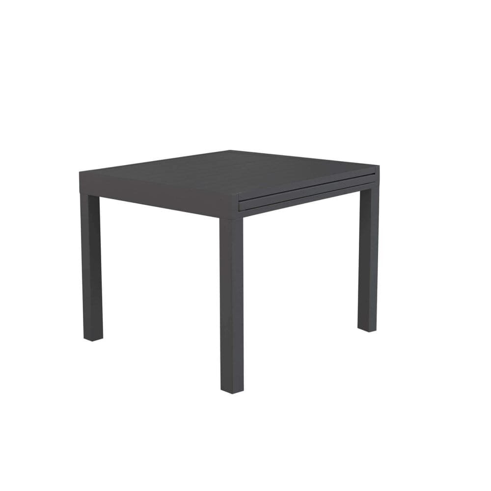 DEREK – tavolo da giardino in alluminio 90/180×90