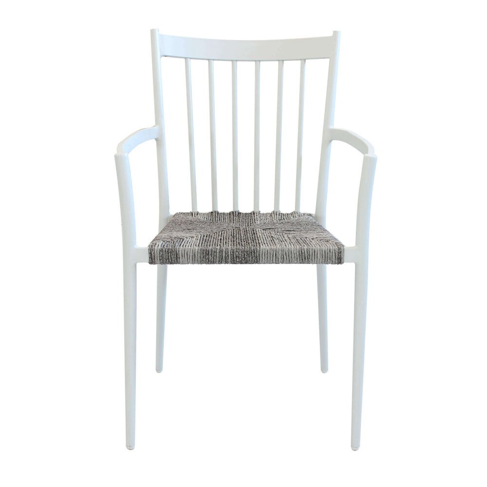 MATTHEW – set tavolo da giardino con sedie in alluminio cm 160/240x90x76 h