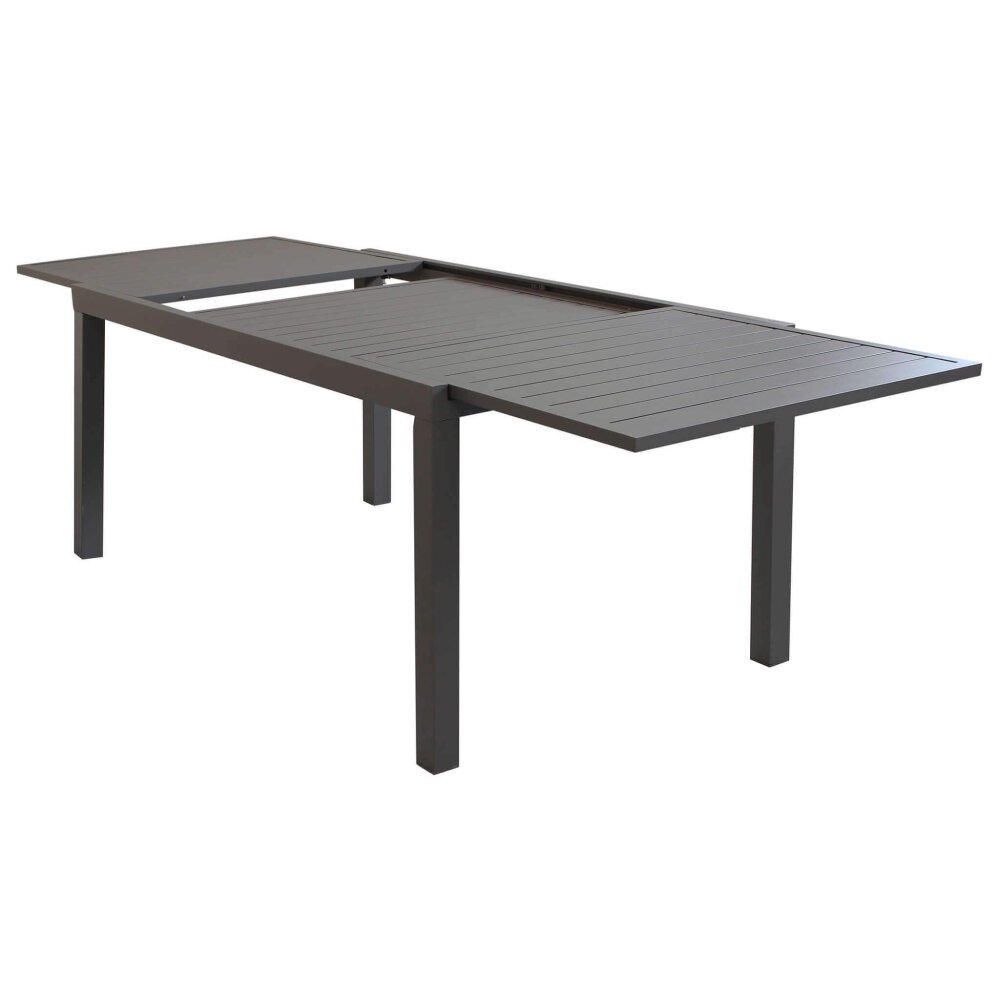 DAVID – set tavolo da giardino con sedie allungabile 160/240×90