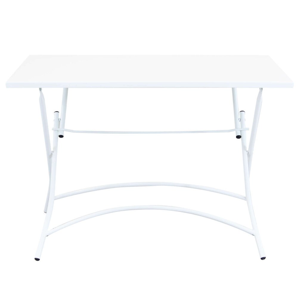 LUCKY – set tavolo da giardino con sedie pieghevole salvaspazio 110×70