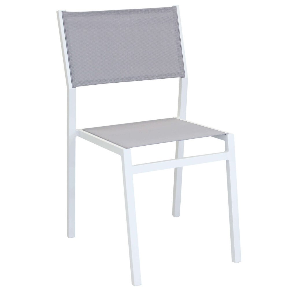 DAVID – set tavolo da giardino con sedie 200/300×100 struttura e piano in alluminio