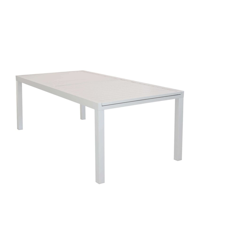 DAVID – set tavolo da giardino con sedie 200/300×100 struttura e piano in alluminio