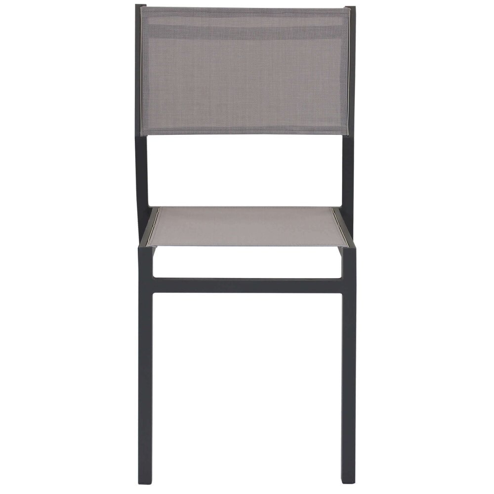 DAVID – set tavolo da giardino con sedie 200/300×100 struttura e piano in alluminio