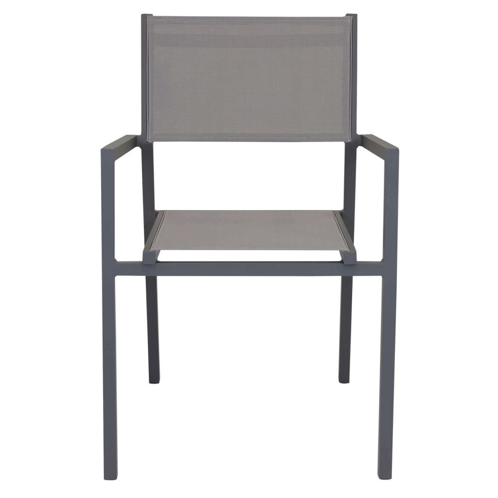 DAVID – set tavolo da giardino con sedie 200/300×100 struttura e piano in alluminio