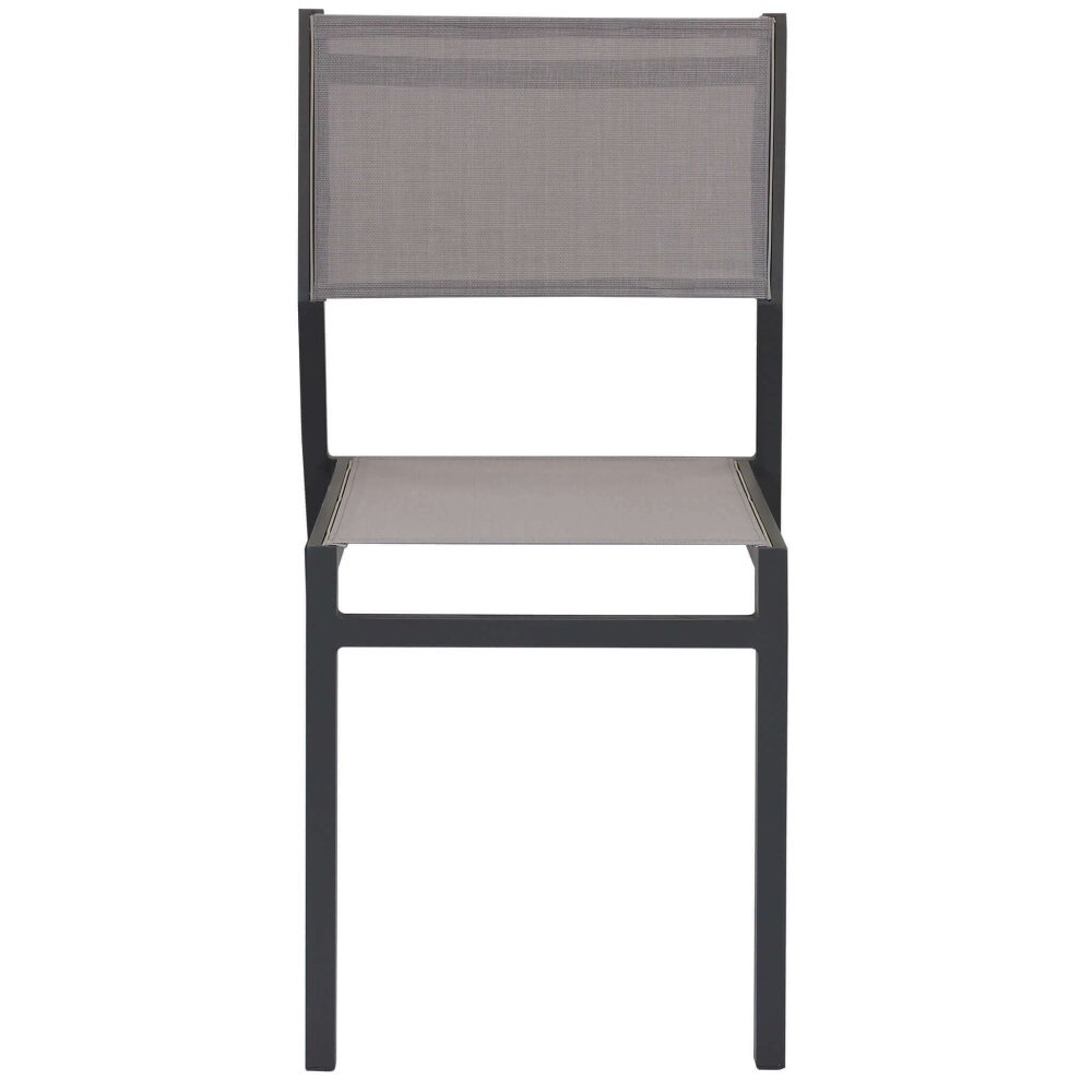 DAVID – set tavolo da giardino con sedie 200/300×100 struttura e piano in alluminio