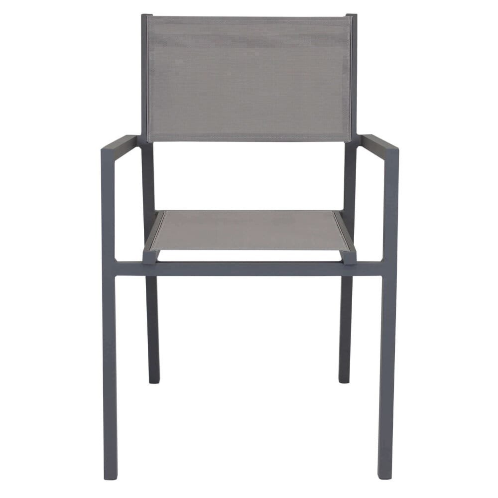 DAVID – set tavolo da giardino con sedie 200/300×100 struttura e piano in alluminio