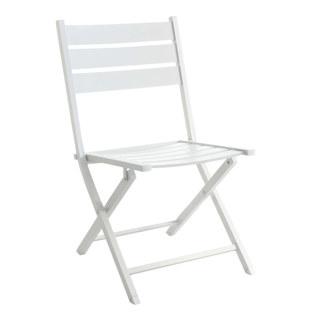 DANIEL – set tavolo da giardino con sedie pieghevole salvaspazio in alluminio 70×70