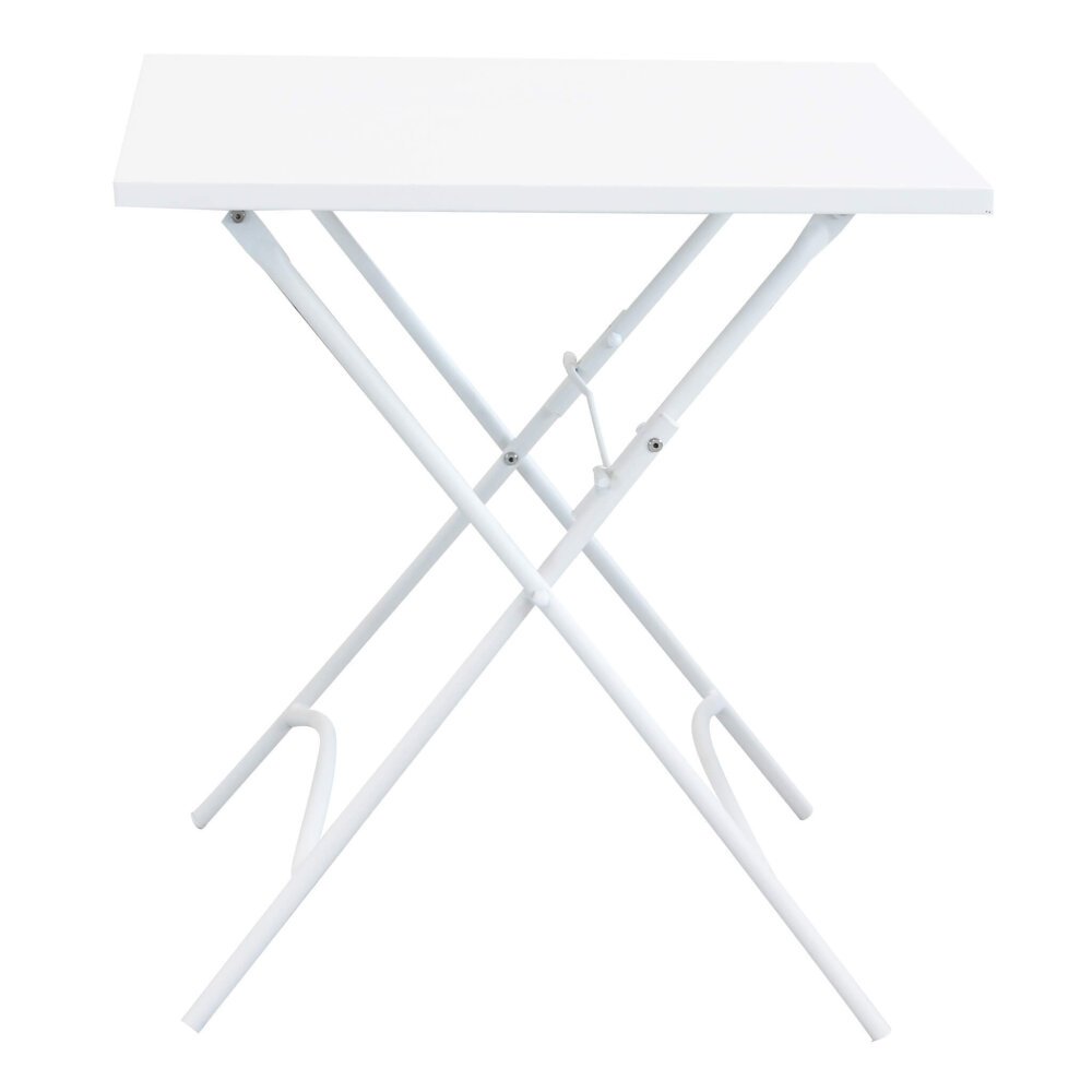 LUCKY – set tavolo da giardino con sedie pieghevole salvaspazio 70×70