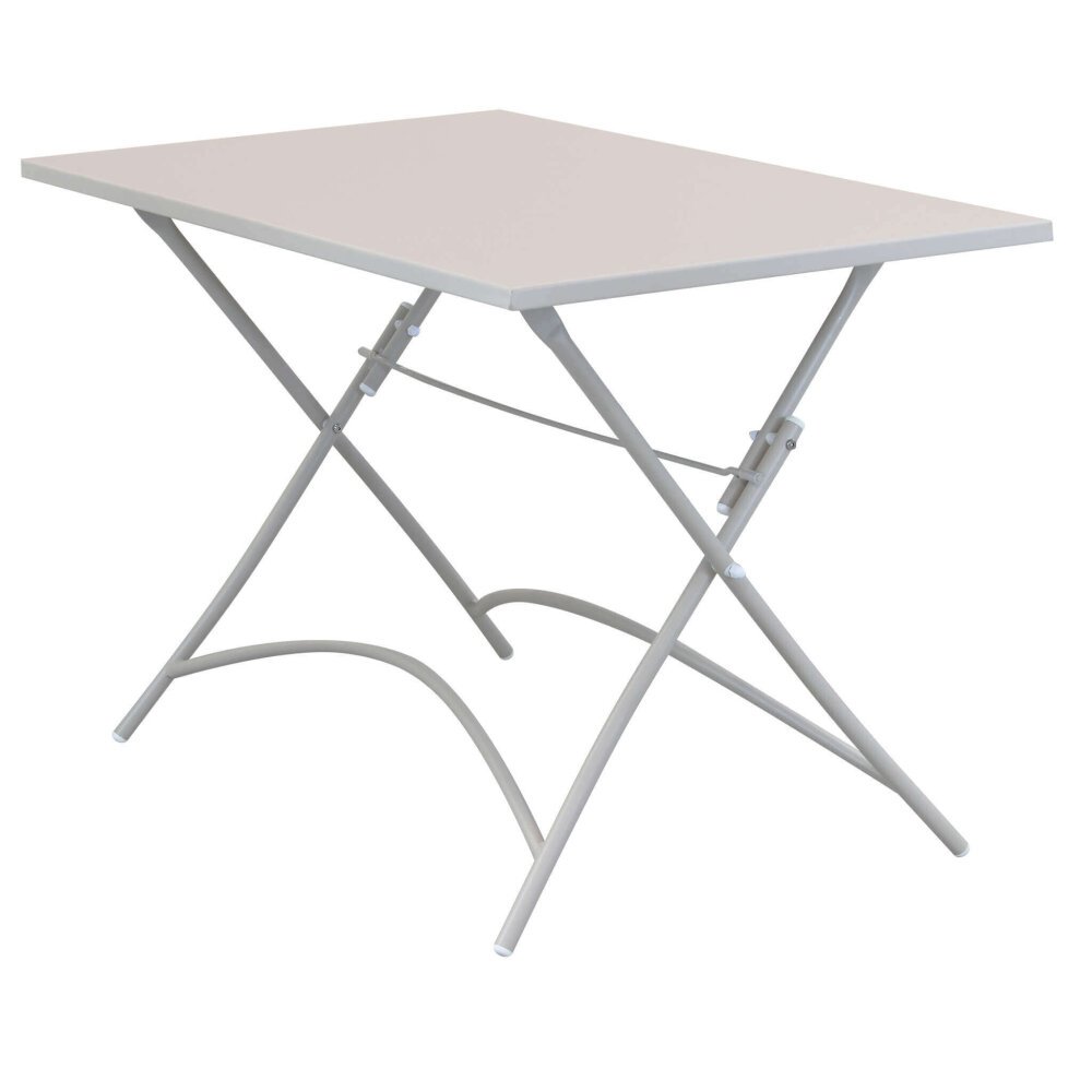 LUCKY – set tavolo da giardino con sedie pieghevole salvaspazio 110×70