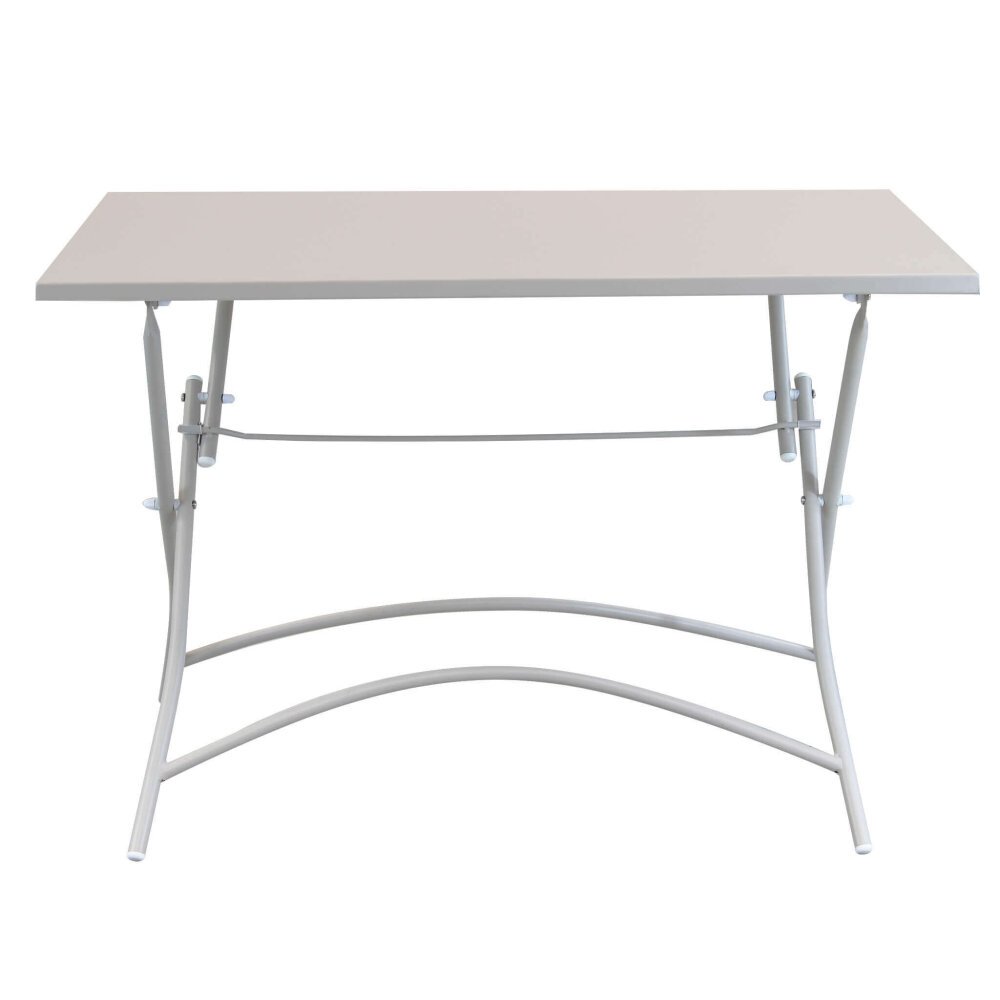 LUCKY – set tavolo da giardino con sedie pieghevole salvaspazio 110×70