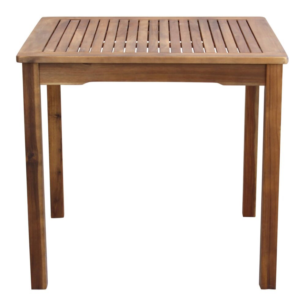 DONALD – set tavolo da giardino con sedie in legno 80×80