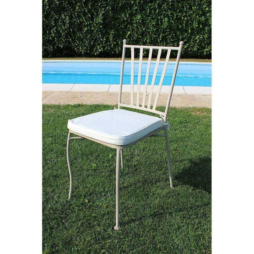 NEVIL – set tavolo da giardino con sedie con piano in mosaico 160×90