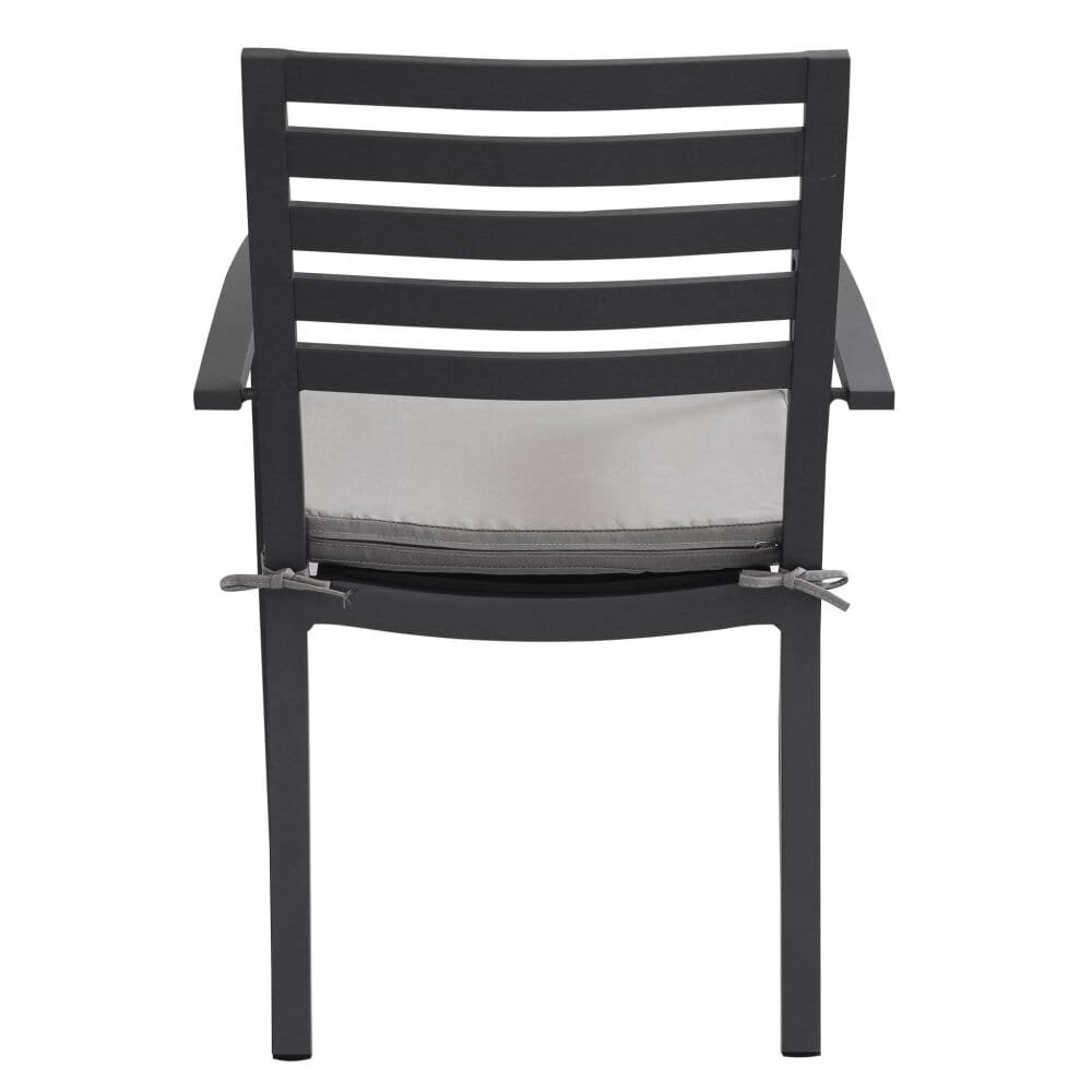 Poltrona da Giardino Impilabile in Alluminio cm 55,5x61x85 – DAVID