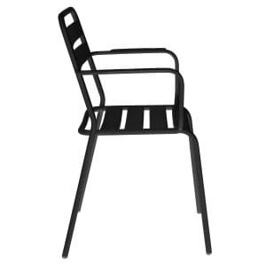 Poltrona da Giardino Impilabile in Acciaio cm 51x52x81 – LUCKY