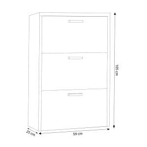 1465_MK801465_4.jpeg Scarpiera 3 ante a ribalta in Truciolare cm 59x25x105 – MELVIN