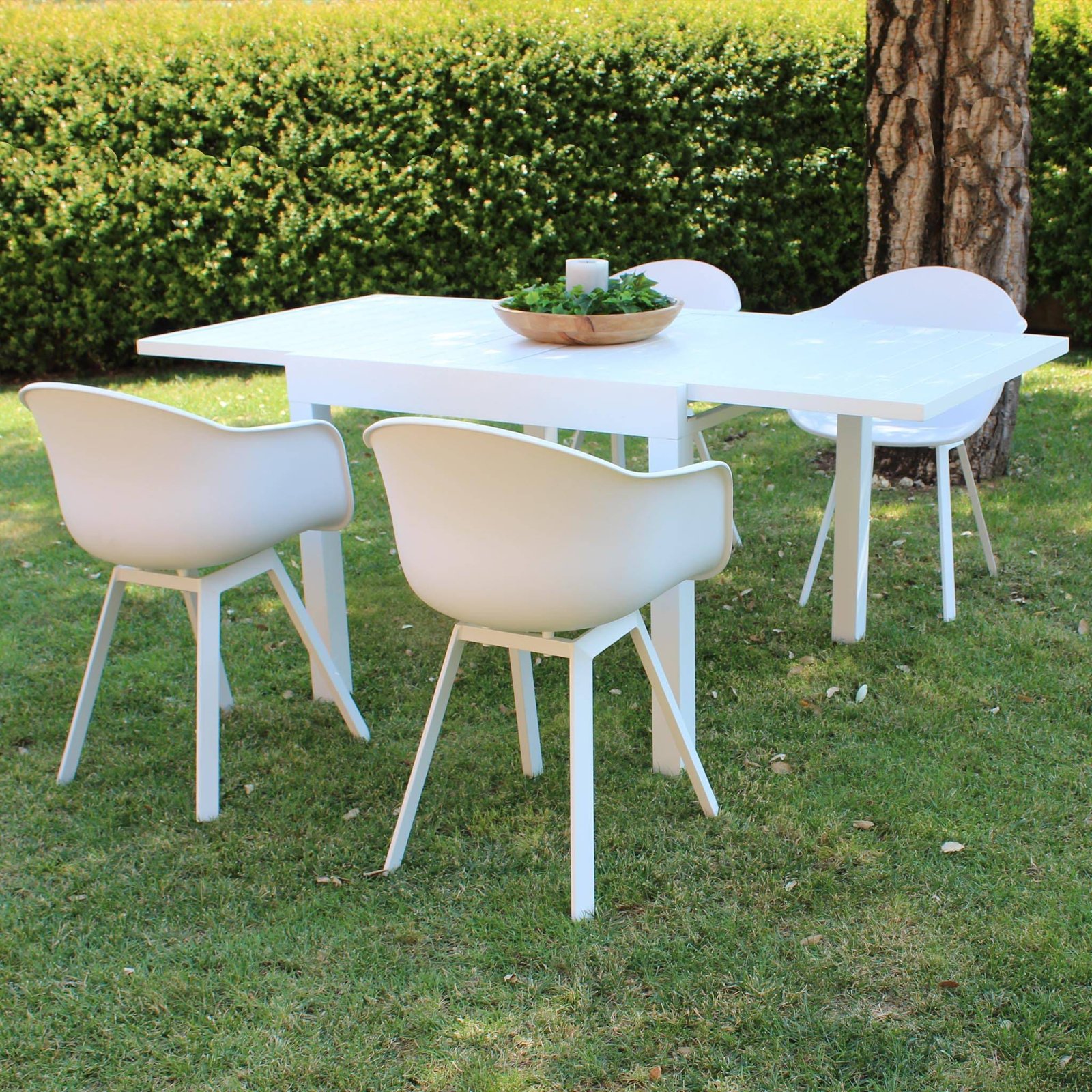 Poltrona da Giardino in Plastica,Alluminio cm 63x55x79 – CLARK