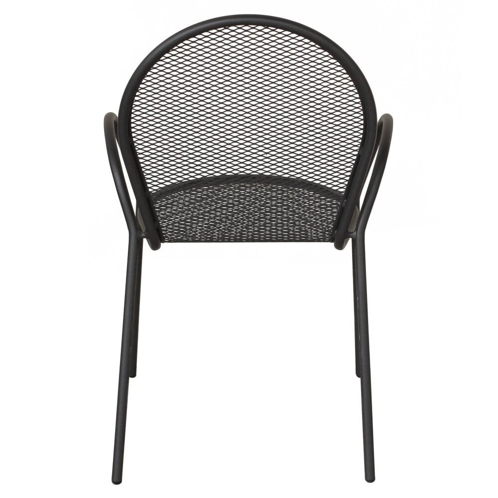 Poltrona da Giardino Impilabile in Acciaio cm 51x61x90 – JOEL