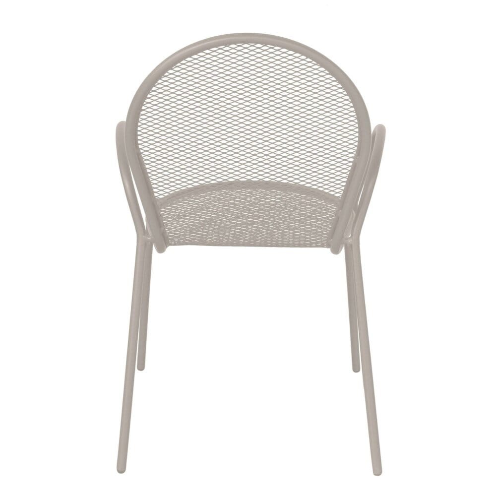 Poltrona da Giardino Impilabile in Acciaio cm 51x61x90 – JOEL