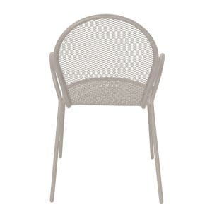 Poltrona da Giardino Impilabile in Acciaio cm 51x61x90 – JOEL