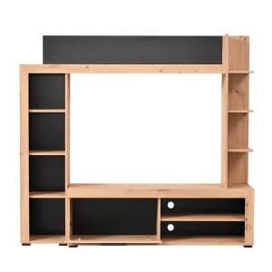 parete attrezzata moderna cm 172,5 x 33 x 157,5 h – ZENWOOD