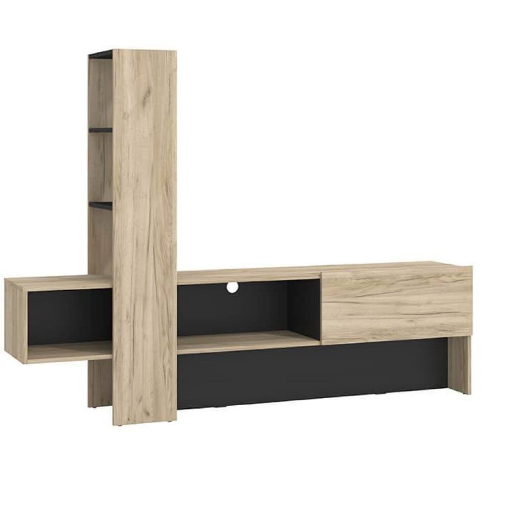 porta tv moderno con un’anta cm 185,5 x 36,5 x 138,5 h – ZENWOOD
