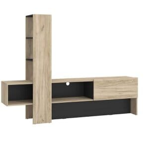 porta tv moderno con un’anta cm 185,5 x 36,5 x 138,5 h – ZENWOOD