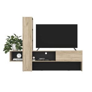 porta tv moderno con un’anta cm 185,5 x 36,5 x 138,5 h – ZENWOOD