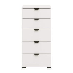 cassettiera moderna 5 cassetti cm 45 x 40 x 95 h – PLUS