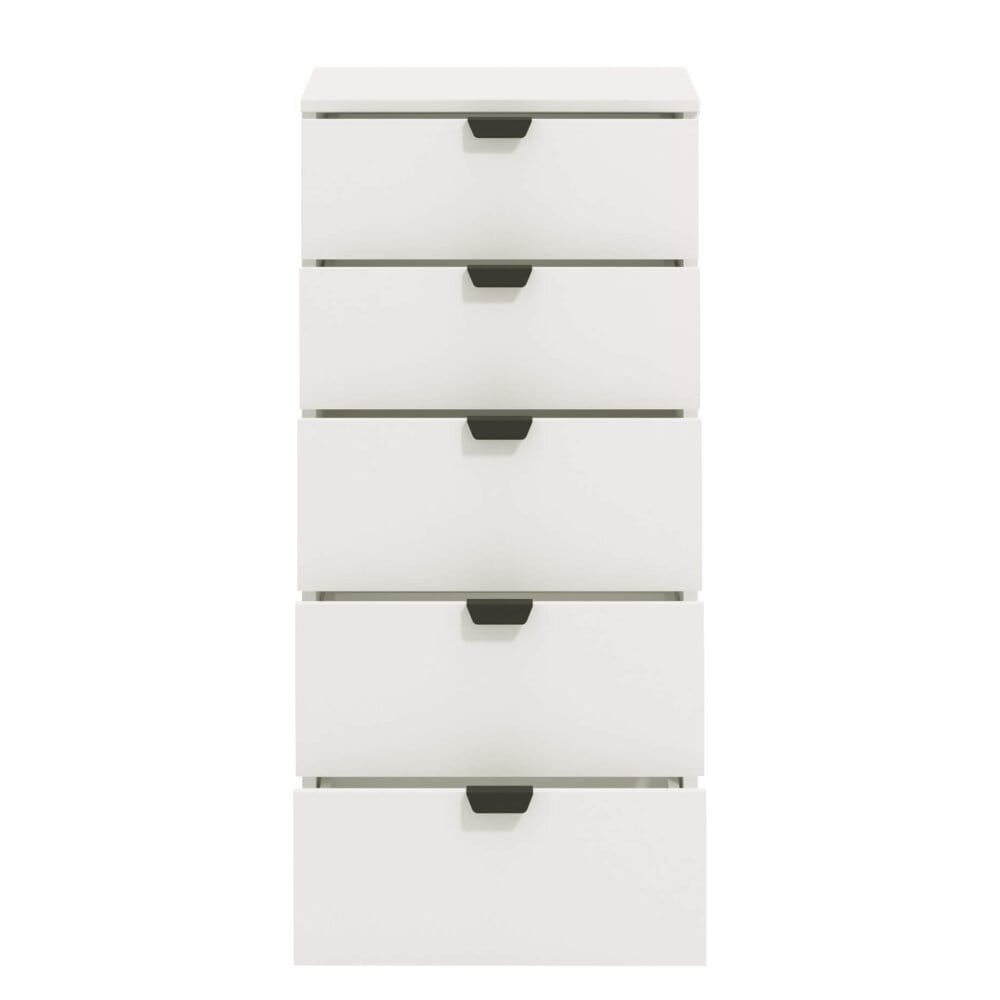 cassettiera moderna 5 cassetti cm 45 x 40 x 95 h – PLUS