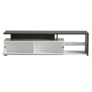 porta tv anta decorata moderno minimal in legno cm 170 x 41,5 x 46,5 h – MISTI