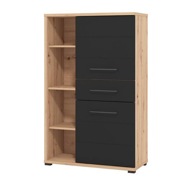 madia due ante quattro cassetti moderna cm 89,5 x 40 x 141,5 h – ELLI