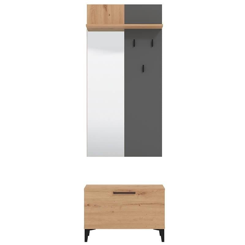 MS80126x_MS801258_2.jpeg set mobile ingresso appendiabiti con specchio e contenitore cm 67,4 x 34,8 x 200 h – WALLWAND