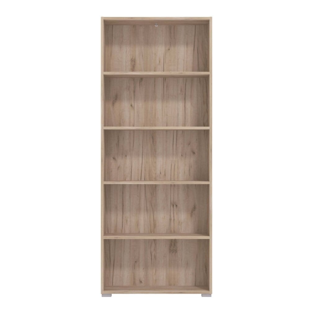 libreria cinque ripiani moderno minimal in legno cm 70 x 24,5 x 176,5 h – MADDI