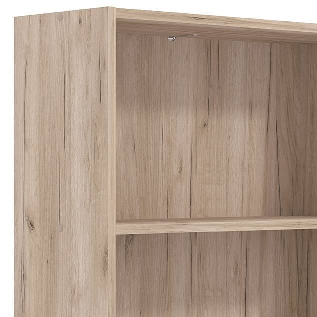 libreria cinque ripiani moderno minimal in legno cm 70 x 24,5 x 176,5 h – MADDI
