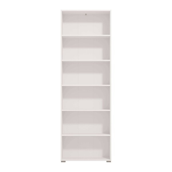 libreria sei ripiani moderno minimal in legno cm 70 x 24,5 x 211,5 h – MADDI