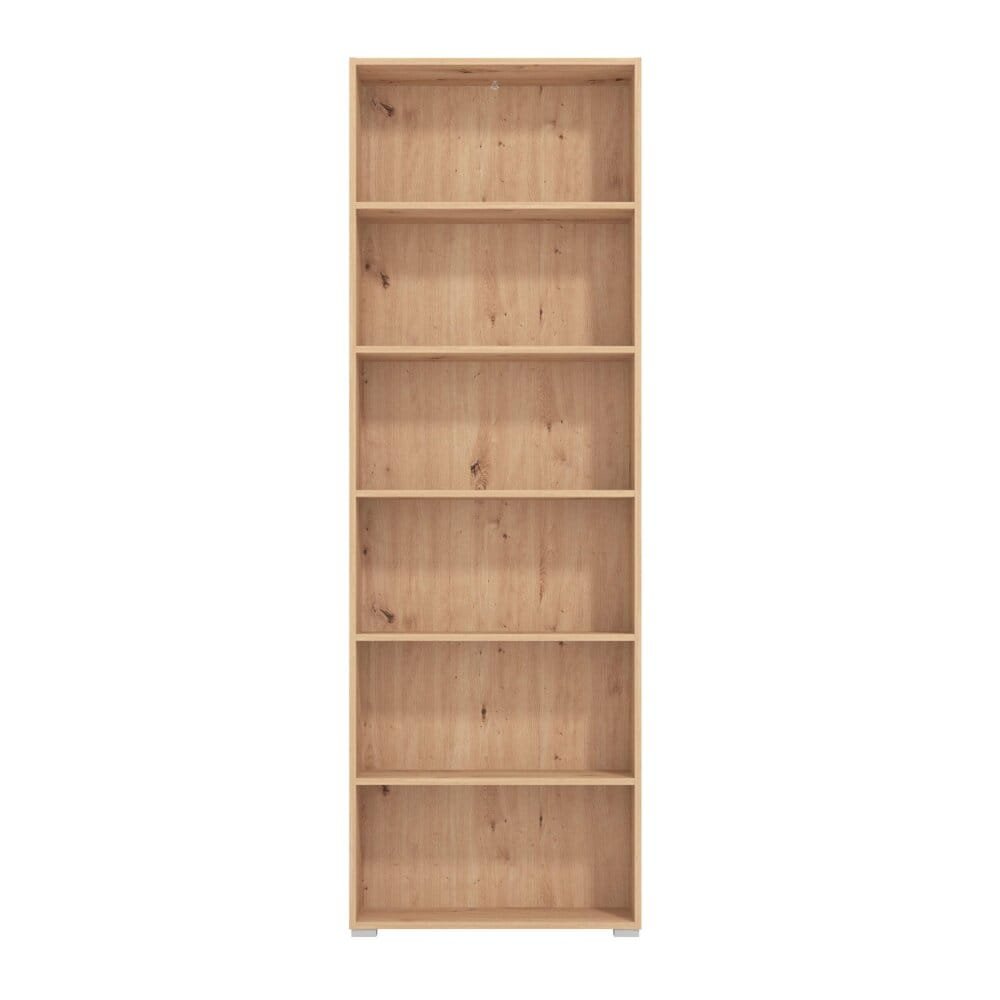 libreria sei ripiani moderno minimal in legno cm 70 x 24,5 x 211,5 h – MADDI
