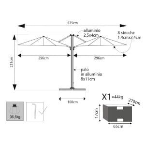 OM7221_OM807220_8.jpeg Ombrellone doppio da Giardino 3×3 in alluminio,poliestere – DUBLE