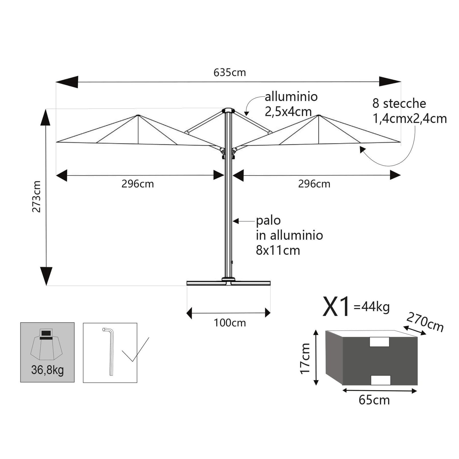OM7221_OM807220_8.jpeg Ombrellone doppio da Giardino 3×3 in alluminio,poliestere – DUBLE