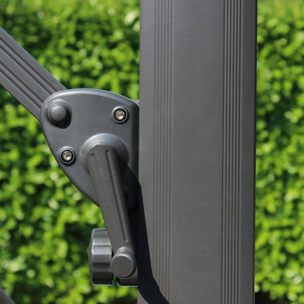 Ombrellone doppio da Giardino 3×3 in alluminio,poliestere – DUBLE