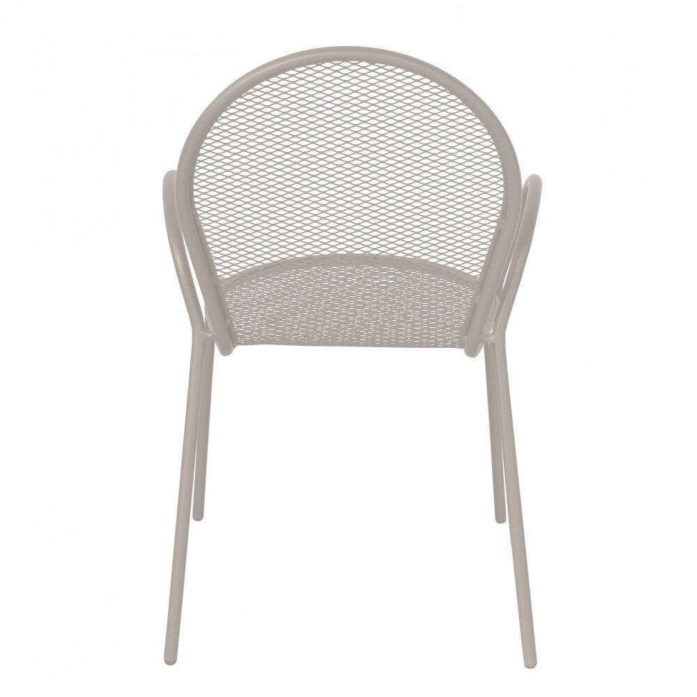 Poltrona da Giardino Impilabile in Acciaio cm 51x61x90 – JOEL