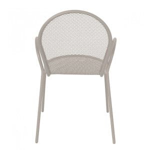 Poltrona da Giardino Impilabile in Acciaio cm 51x61x90 – JOEL