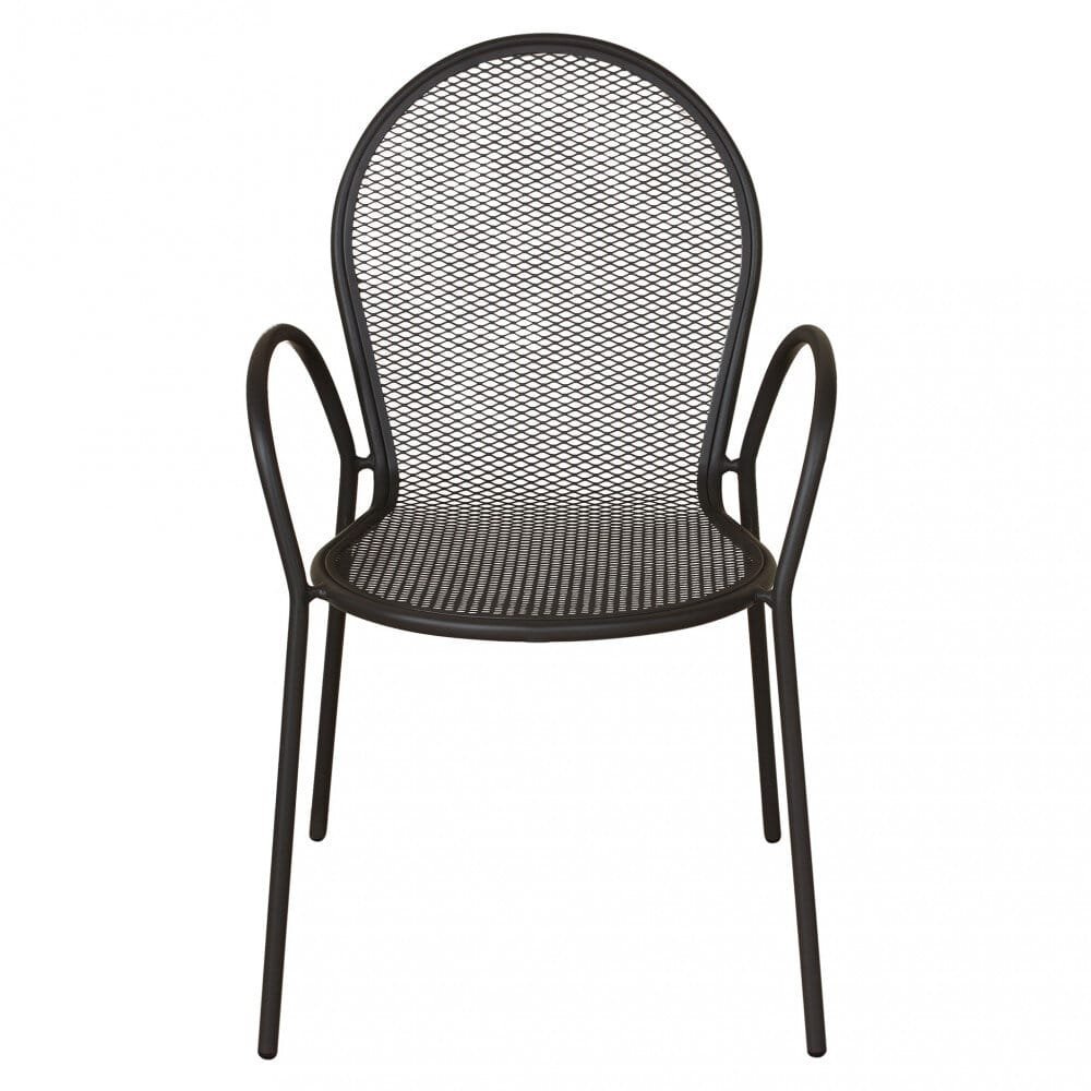 Poltrona da Giardino Impilabile in Acciaio cm 51x61x90 – JOEL