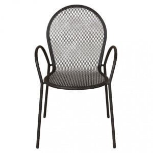 Poltrona da Giardino Impilabile in Acciaio cm 51x61x90 – JOEL