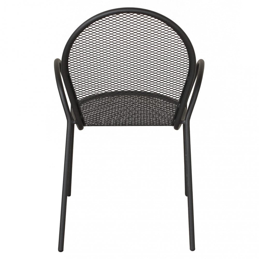 Poltrona da Giardino Impilabile in Acciaio cm 51x61x90 – JOEL